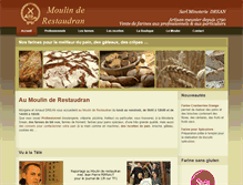 Tablet Screenshot of moulinderestaudran.com